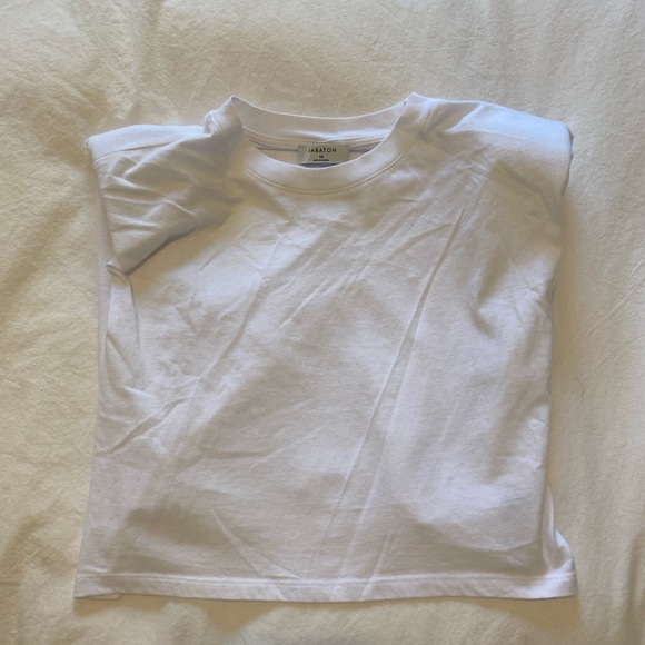 Babaton Shoulder Pad Shirt Cropped - Picture 1 of 4